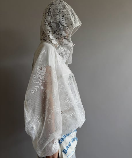 【RE;CIRCLE】RE Lace Hooded Jacket / 260824-013