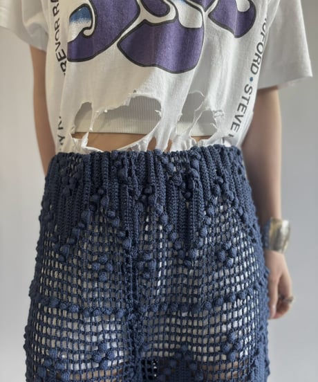 【RE;CIRCLE】  RE Crochet Tiered Pants/ 260810-040