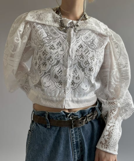 【RE;CIRCLE】RE Crochet  Blouse / 260709-001