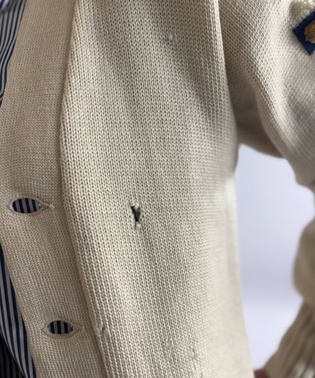 【USED】 60's 100% Virgin Wool Lettered Knit / 261031-002