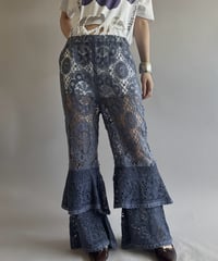 【RE;CIRCLE】  RE  Crochet Tiered Pants/ 260810-039