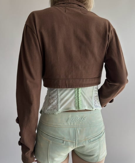【USED】 Cropped Sweat Napoleon Jacket / 261024-007