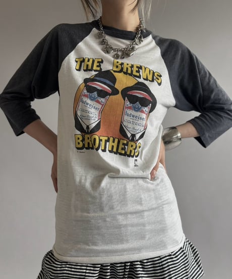 【USED】 Made in USA Budweiser Raglan T-Shirt / 260822-004