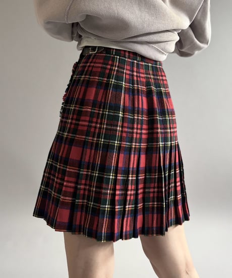 【USED】 Kilt Check Skirt / 261031-032