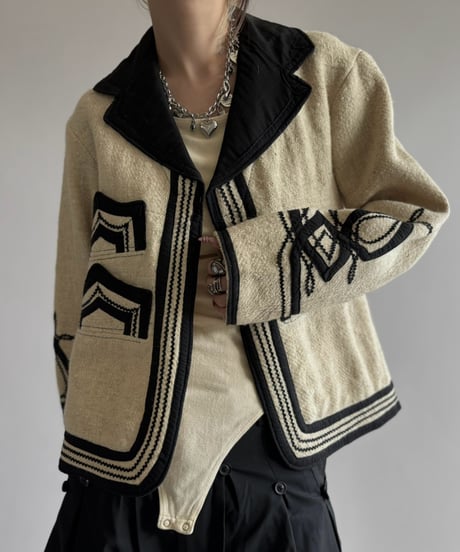 【USED】 70's Guatemalan Cropped Jacket  / 260926-020