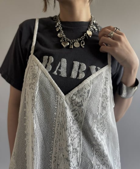 【RE;CIRCLE】  RE Lace Camisole One-Piece Middle / 260810-033