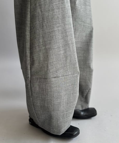 【Chinatsu Aoyama】 Suit Barrel Leg Pants  /  2601022-037