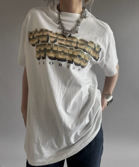 【USED】90's UNIVERSAL STUDIOS FLORIDA T-Shirt / 260801-005