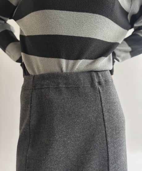 【USED】 Side Button Knit Skirt /261003-003