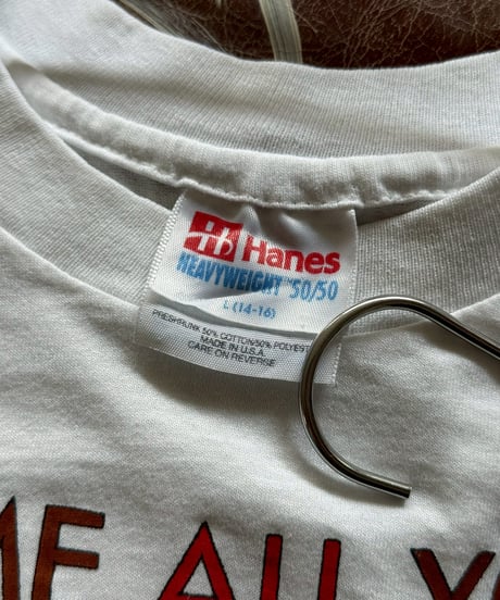 【USED】 Made in USA 80~90's Hanes CHOCOLATE T-Shirt / 260725-028