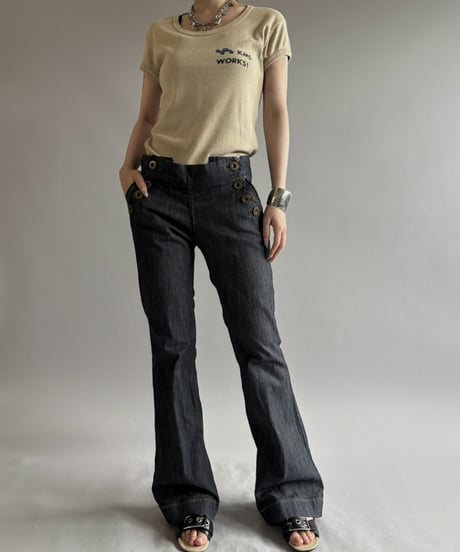 【USED】 Made in USA KMS WORKS T-Shirt / 260815-008