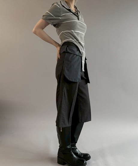 【RE;CIRCLE】RE Leotard Polo Shirt / 260713-016