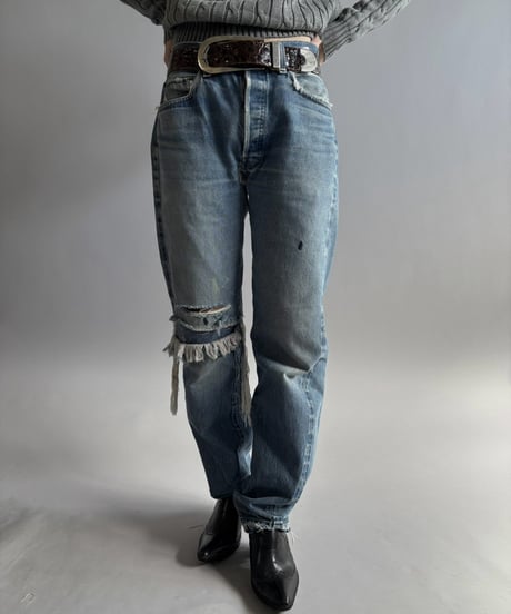 【USED】 80's Levi's Crash Selvage Denim Pants / 261017-025