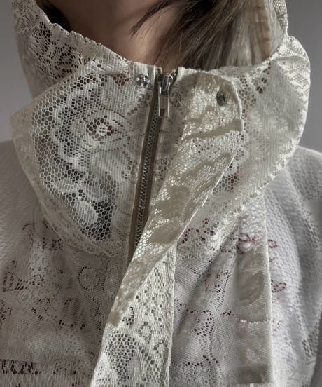 【RE;CIRCLE】RE Lace Hooded Jacket / 260824-001