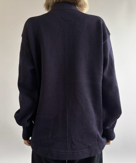 【USED】 70's Wool Lettered Knit Cardigan / 261031-024