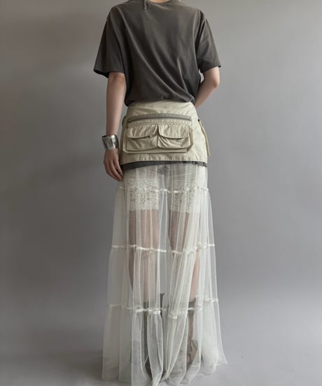 【RE;CIRCLE】  RE Fishing Vest Belt Bag / 260810-007