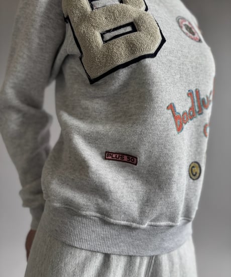 【RE;CIRCLE】 RE Mash up Products Handwritten Sweat Top  /261026-018