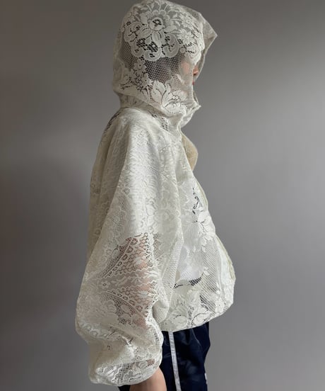 【RE;CIRCLE】RE Lace Hooded Jacket / 260824-008