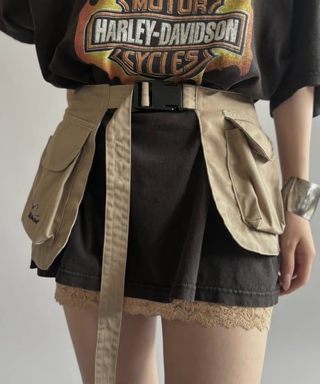 【RE;CIRCLE】  RE Fishing Vest Belt Bag / 260810-010