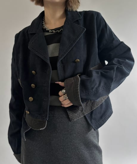 【USED】 POLO JEANS Cropped Napoleon Jacket  / 261003-001