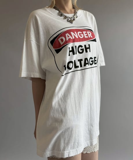 【USED】 DANGER HIGH VOLTAGE T-Shirt/ 260711-001