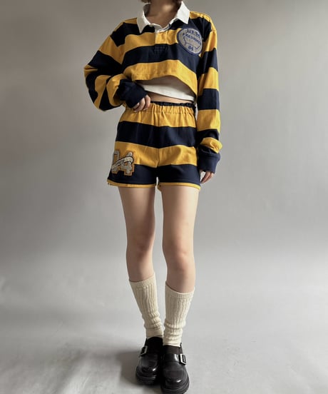 【RE;CIRCLE】 RE Cropped Rugger Shirt Set-Up  /261026-027