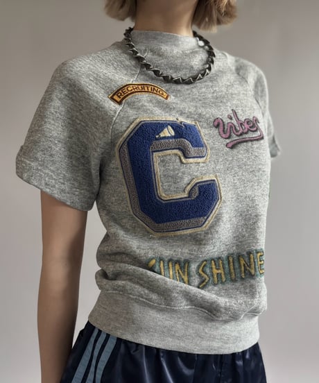 【RE;CIRCLE】 RE Mash up Products Handwritten Sweat Top  /261026-002
