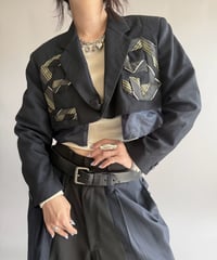 【RE;CIRCLE】 RE Numbering Tie Blazer  / 261019-007