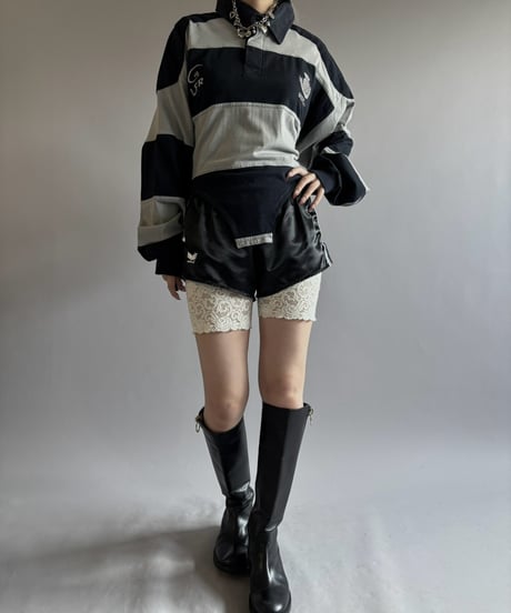 【RE;CIRCLE】 RE Leotard Rugger Shirt/ 260928-013