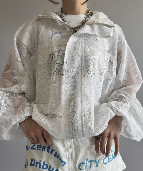 【RE;CIRCLE】RE Lace Hooded Jacket / 260824-012