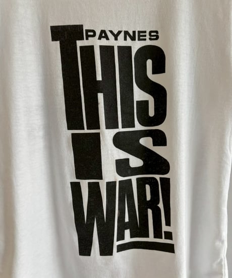 【USED】 Made in USA 90's This is War T-Shirt/ 260711-016
