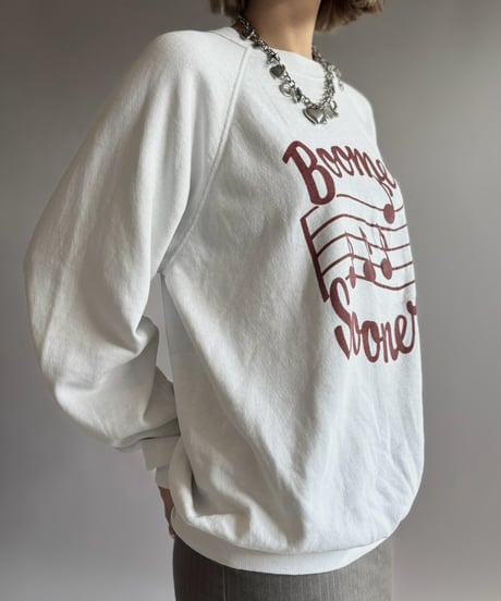 【USED】 80's Hanes Note Print Sweat / 261024-001
