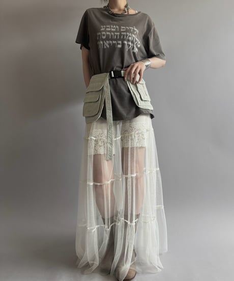 【RE;CIRCLE】  RE Fishing Vest Belt Bag / 260810-006