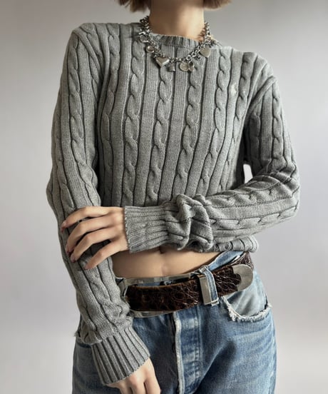 【USED】 Polo Ralph Lauren Cotton Knit / 261017-024
