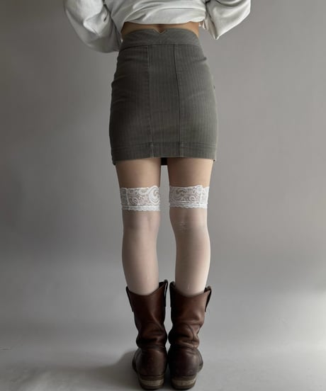 【USED】 Design Mini Skirt /261024-002