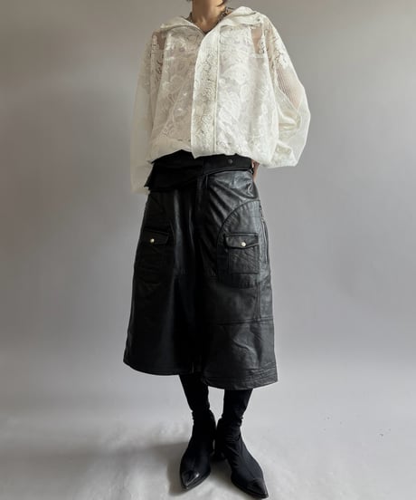 【RE;CIRCLE】RE Lace Hooded Jacket / 260824-014