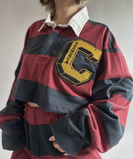 【RE;CIRCLE】 RE Cropped Rugger Shirt Set-Up  /261026-025