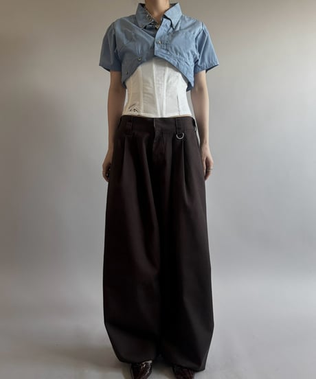 【Chinatsu Aoyama】 RE Makers Shirt Blue / 260813-034