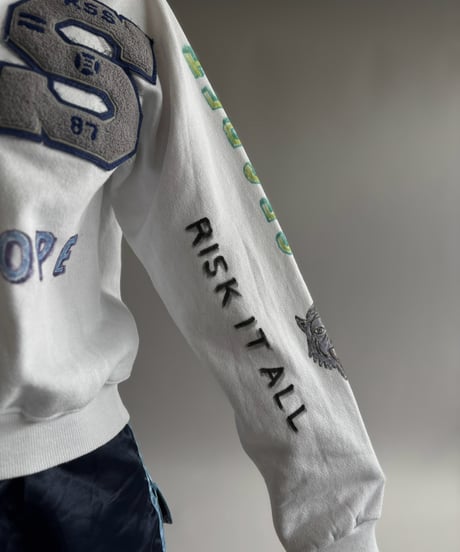 【RE;CIRCLE】 RE Mash up Products Handwritten Sweat Top  /261026-003