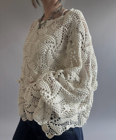【RE;CIRCLE】 RE Crochet Top / 260803-015