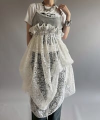 【RE;CIRCLE】RE Crochet Camisole＋Lace One-Piece / 260709-007