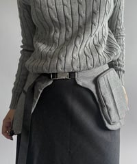 【RE;CIRCLE】 RE Suit Waist Belt Bag / 260917-005