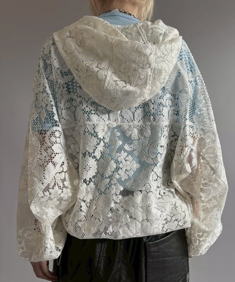 【RE;CIRCLE】RE Crochet  Hooded Blouson / 260709-011