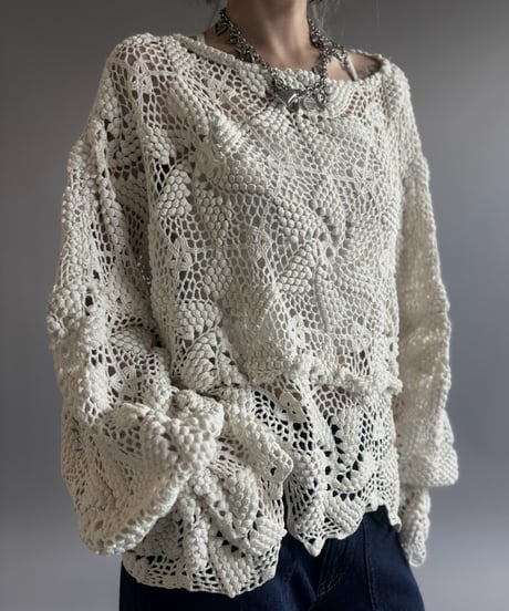 【RE;CIRCLE】 RE Crochet Top / 260803-015