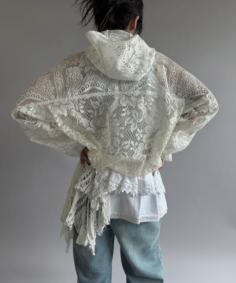 【RE;CIRCLE】RE Lace Hooded Jacket / 260914-002