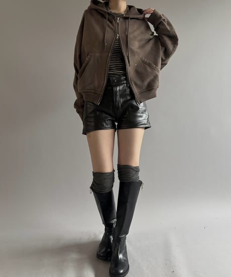 【RE;CIRCLE】 RE Zip Parka Short / 261008-008