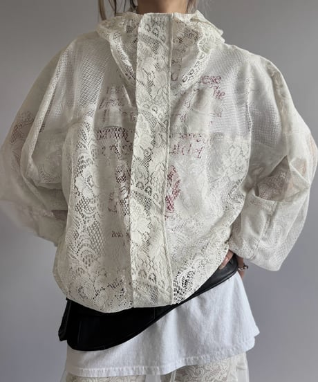 【RE;CIRCLE】RE Lace Hooded Jacket / 260824-001