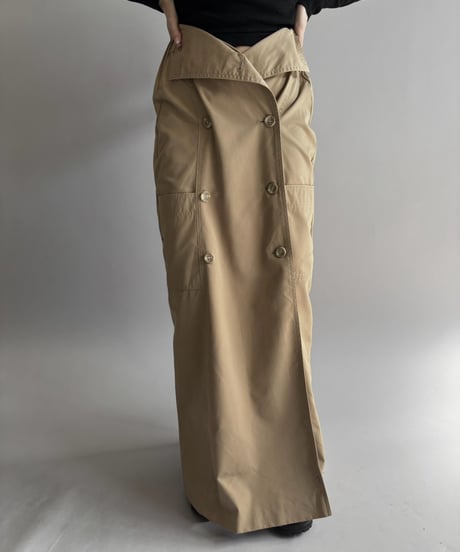 【RE;CIRCLE】 RE Trench Long Skirt  /261015-023