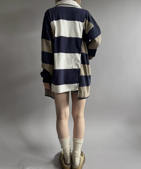 【RE;CIRCLE】 RE Lace-Up Rugger Shirt  /261015-012