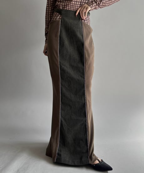 【USED】 Dead Stock DAWANG Design Skirt /261024-003